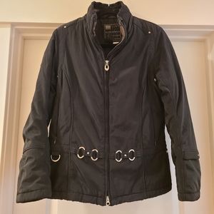 🔴Metropolis Glacier by Couloir Black Full Zip Ski Jacket with Silver Accent sz 8